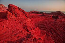 Image of -Red soil mine